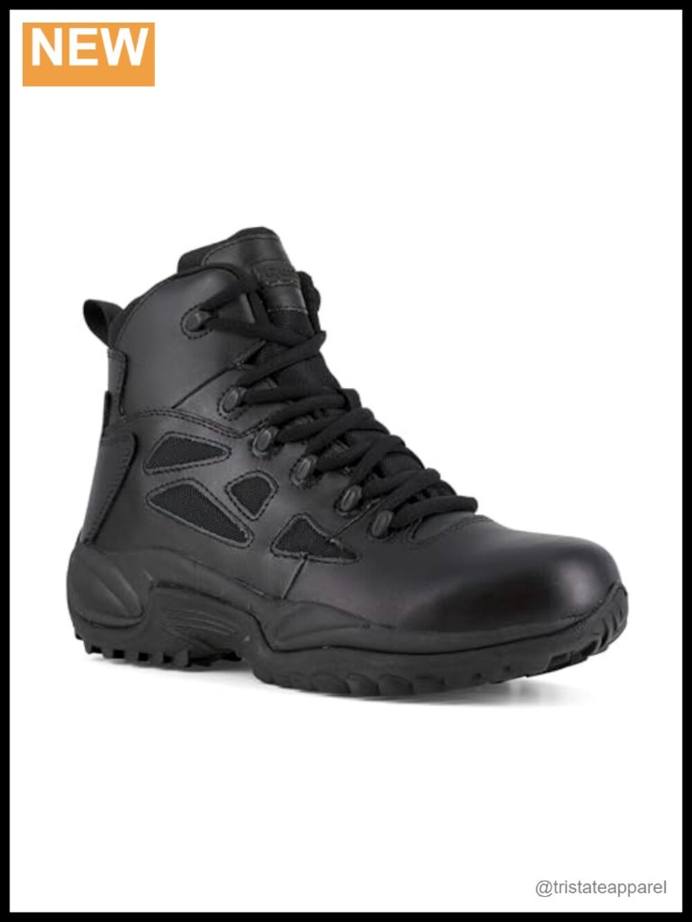 Reebok Rapid Response Men's Suede Leather 6" Side Zip Work Boot